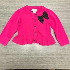 Kate Spade Girls Peplum Cardigan